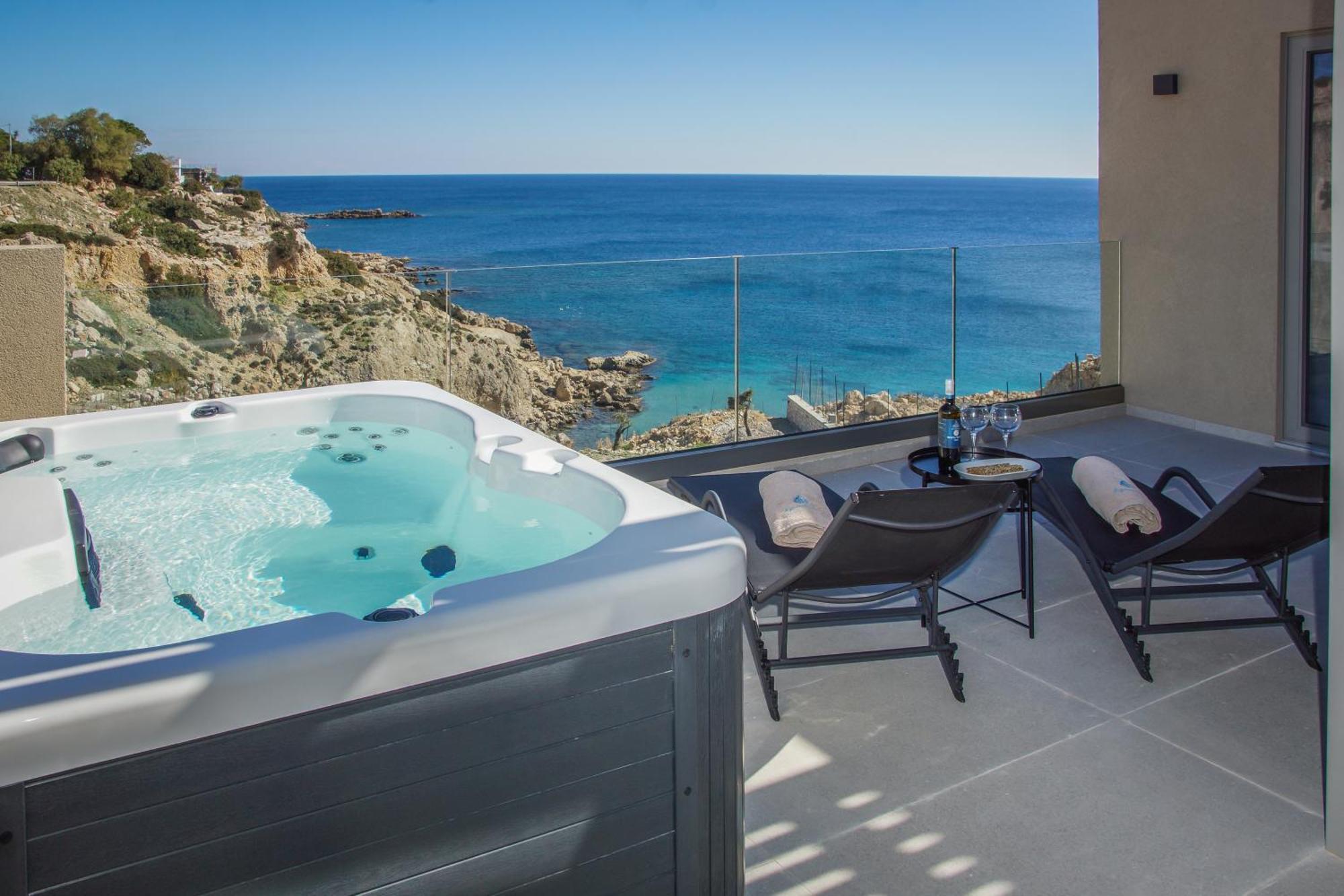Aquamarine Luxury Suites Archangelos  Buitenkant foto