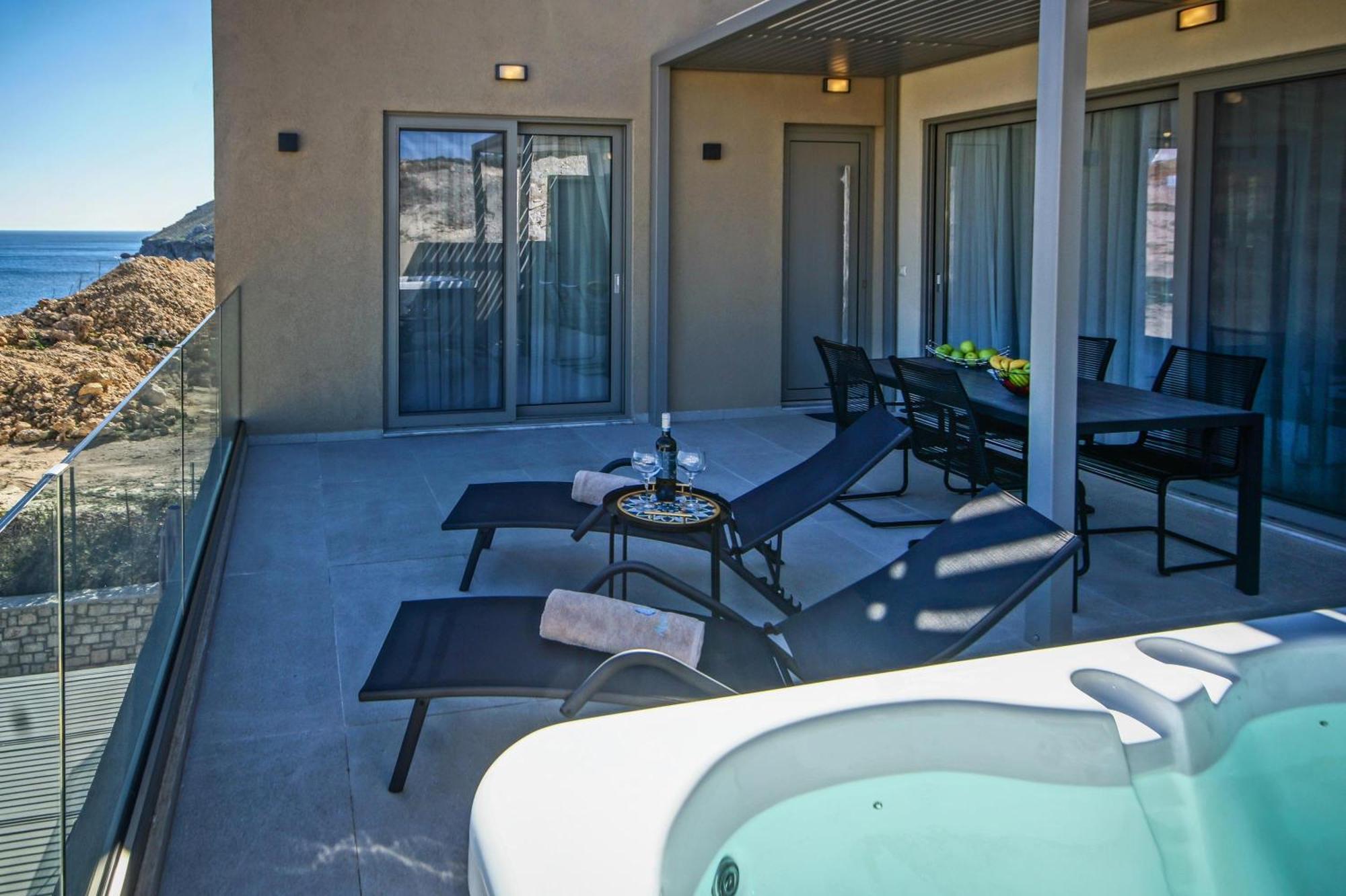 Aquamarine Luxury Suites Archangelos  Buitenkant foto