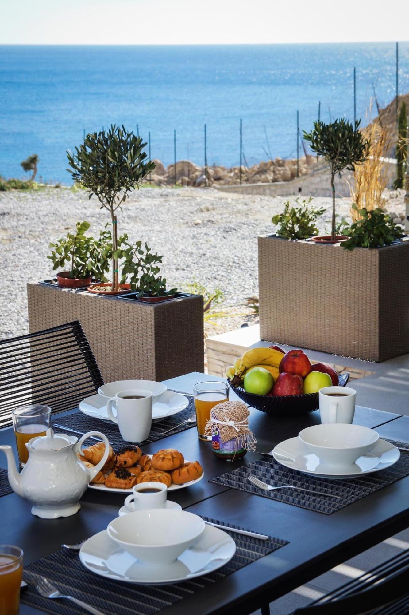 Aquamarine Luxury Suites Archangelos  Buitenkant foto