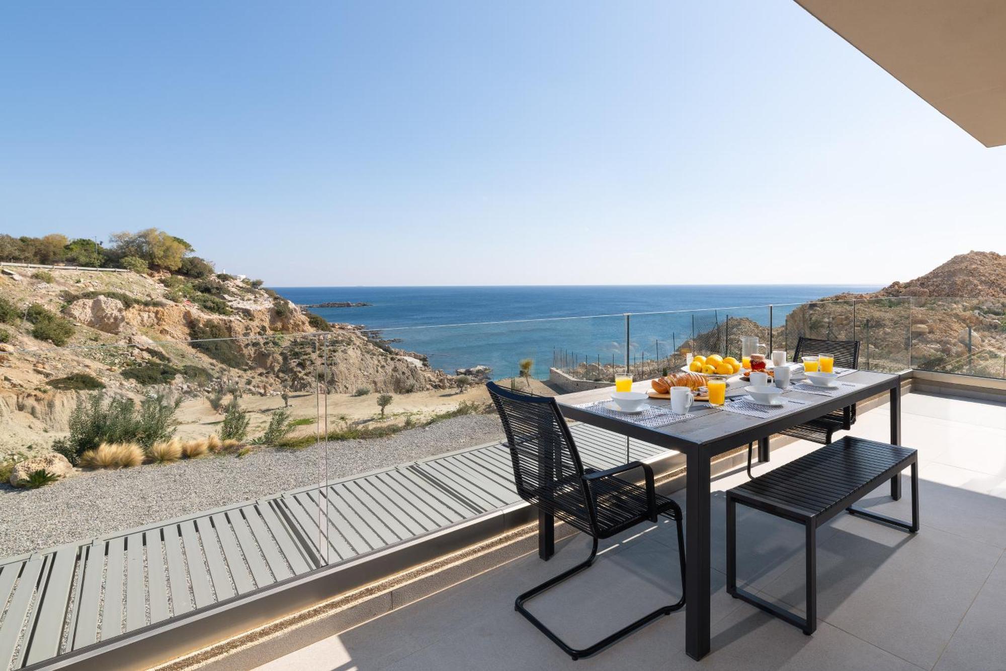 Aquamarine Luxury Suites Archangelos  Buitenkant foto